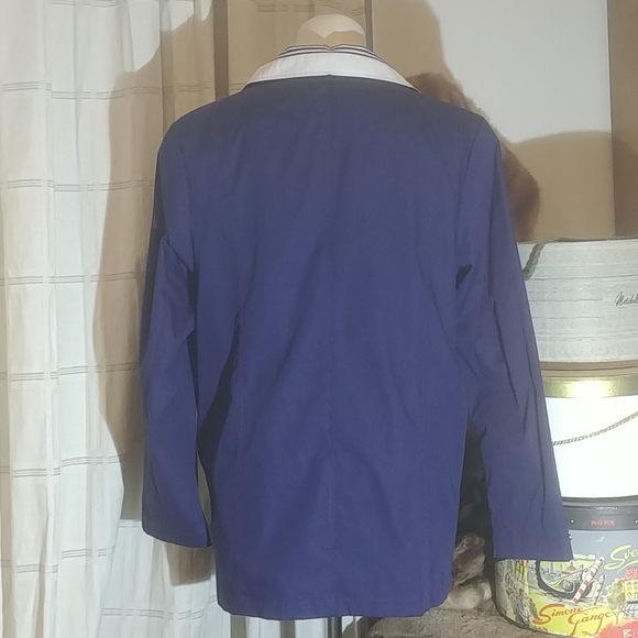 Mackintosh New England Navy Rain Jacket - Picture 2 of 3